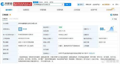 榮耀成立智慧科技開(kāi)發(fā)公司，注冊(cè)資本1億專(zhuān)注信息技術(shù)咨詢服務(wù)